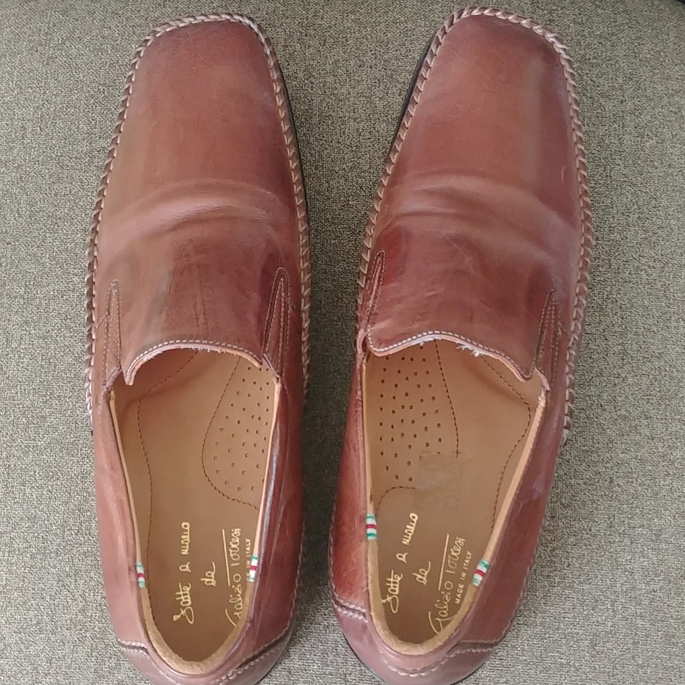 Like new GalizioTorresi hand stiched Leather shoes, size 42, Made in Italy - Picture 9 of 16